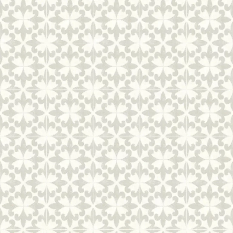 Chesapeake Remy Fleur Tile Wallpaper - Light Grey — Ảnh 2