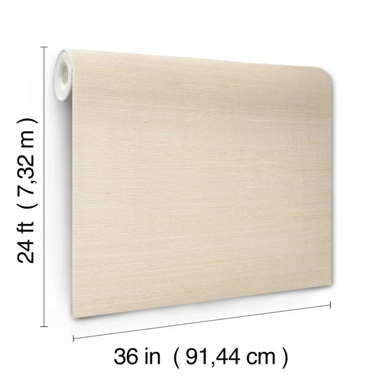 Ronald Redding Maguey Sisal Grasscloth Wallpaper - Wheat — Image 4