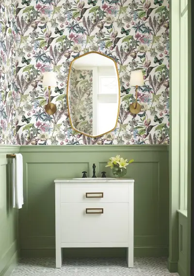 Butterfly House — White/Fuchsia