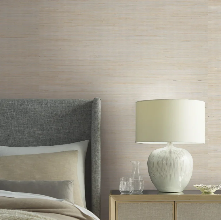 Jute Wallpaper - Silver/Linen — Ảnh 4