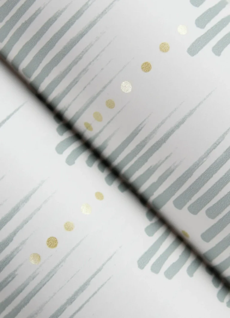 Holmby Brushstroke Zigzag Wallpaper - Seafoam