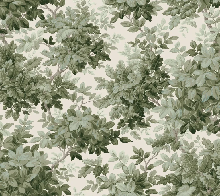 Greenwood Deciduous Wallpaper - Moss — Ảnh 5