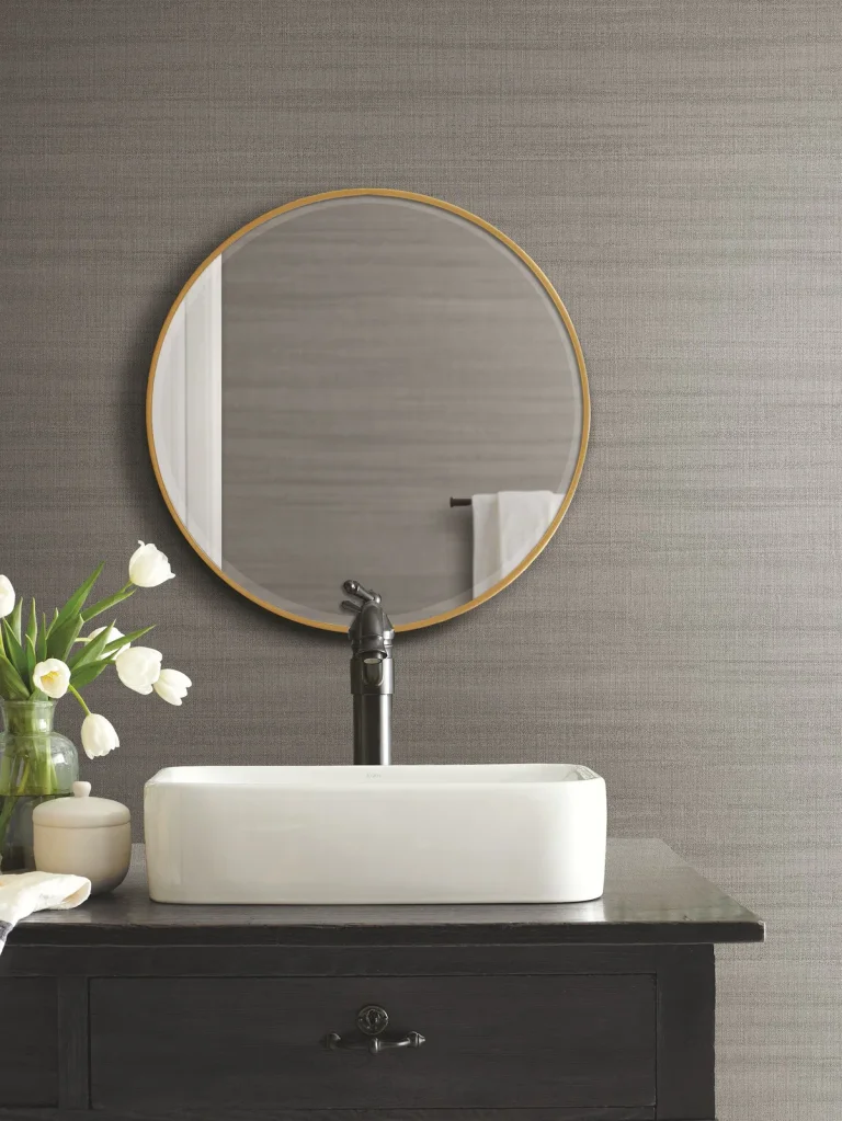 Magnolia Home Washed Linen Wallpaper - Gravel — Ảnh 2