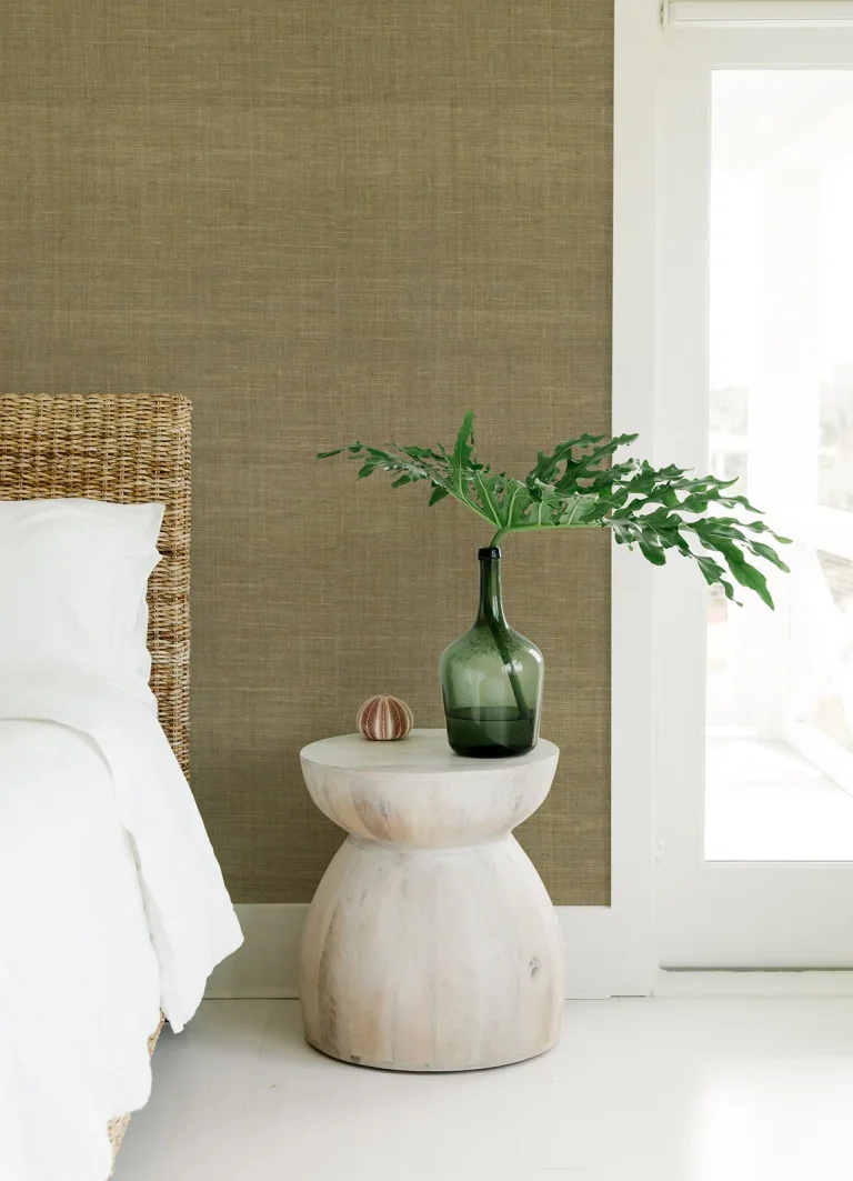 Cheng Woven Grasscloth Wallpaper - Brown — Ảnh 2