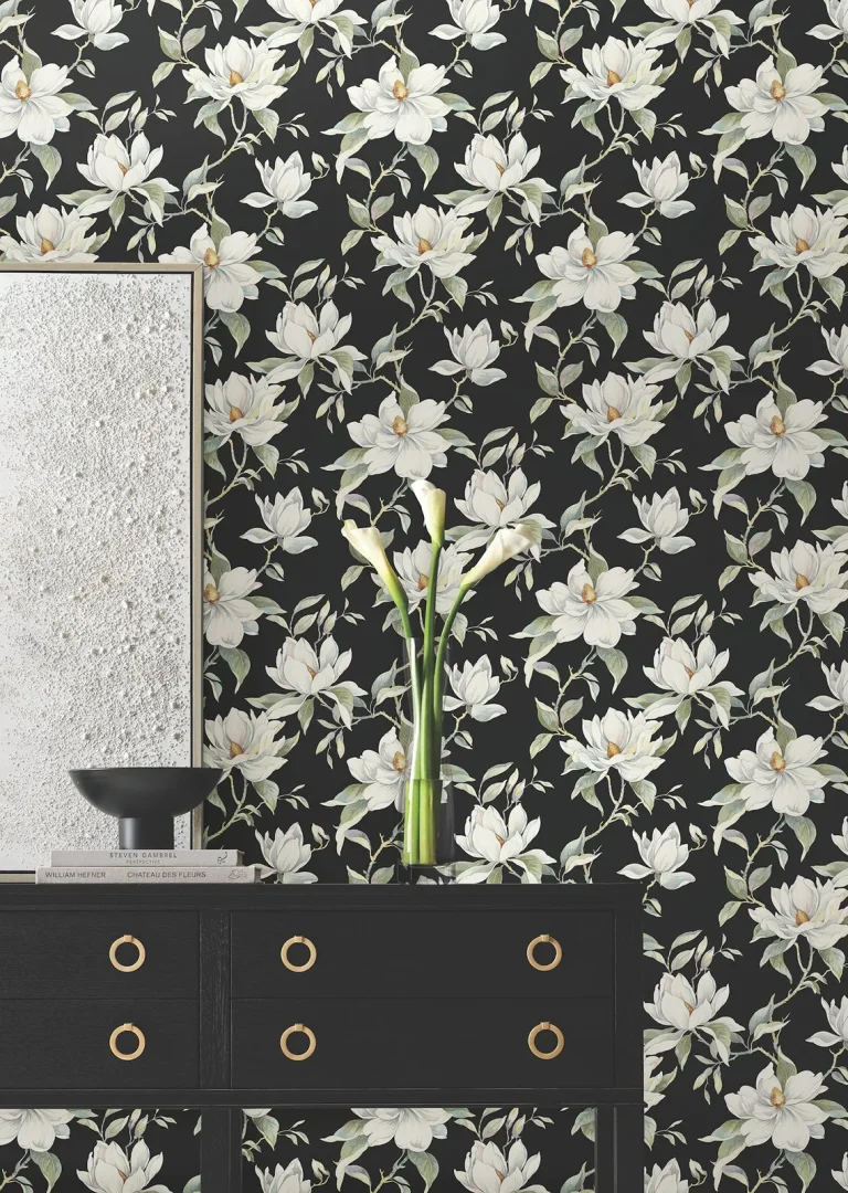 Candice Olson Garden Jewels Wallpaper - Black