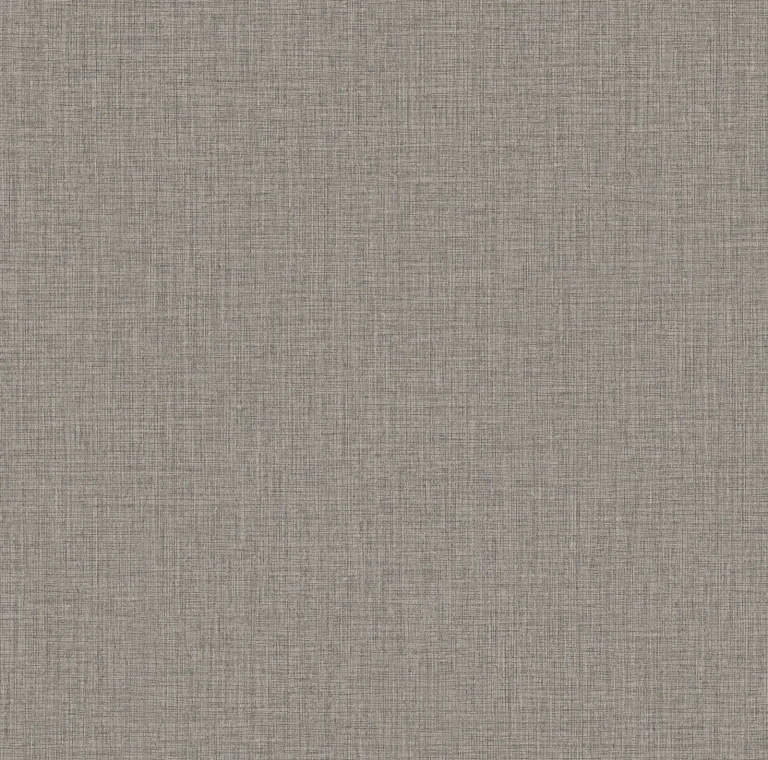 Egyptian Linen Faux Fabric Wallpaper - Ash — Image 2