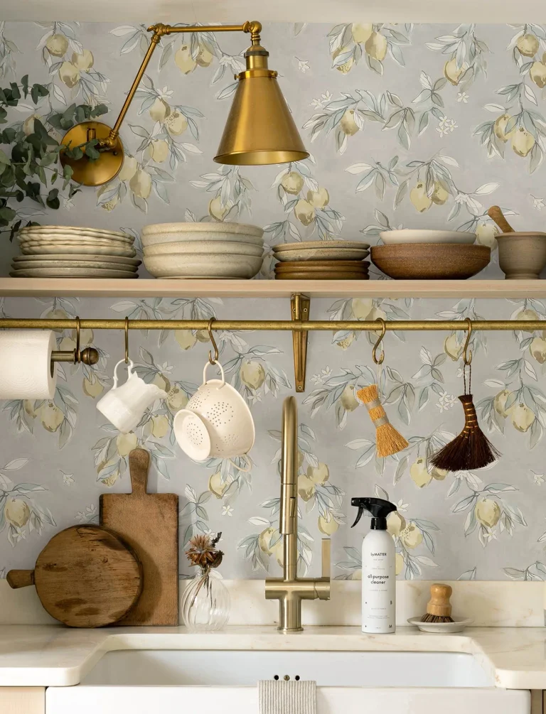 Chesapeake Lemonade Citrus Wallpaper - Charcoal — Ảnh 4