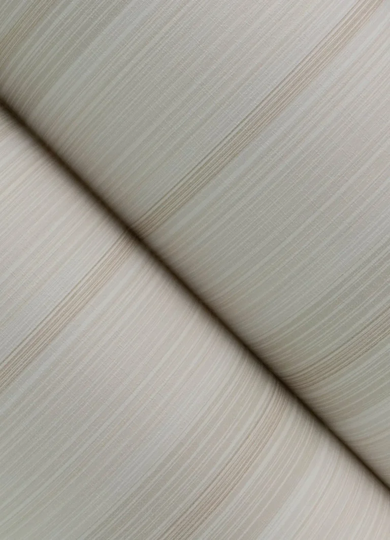 Chris Loves Julia Ames Linen Stripe Wallpaper - Beige — Ảnh 3