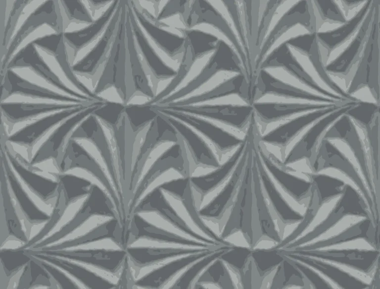 Candice Olson Sculpted Fans Wallpaper - Charcoal — Ảnh 3