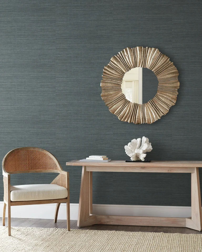 Tasar Silk Wallpaper - Ink Press — Ảnh 5