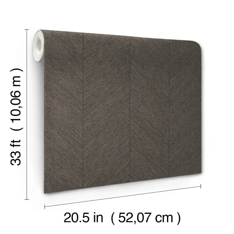Kallam Chevron Wallpaper - Espresso — Ảnh 3