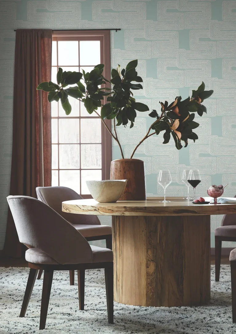 Zulu Thread Wallpaper - Azure/Gold — Ảnh 5