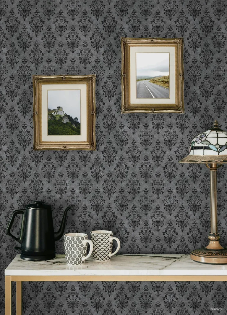 Disney Haunted Mansion Peel and Stick Wallpaper - Grey — Image 2