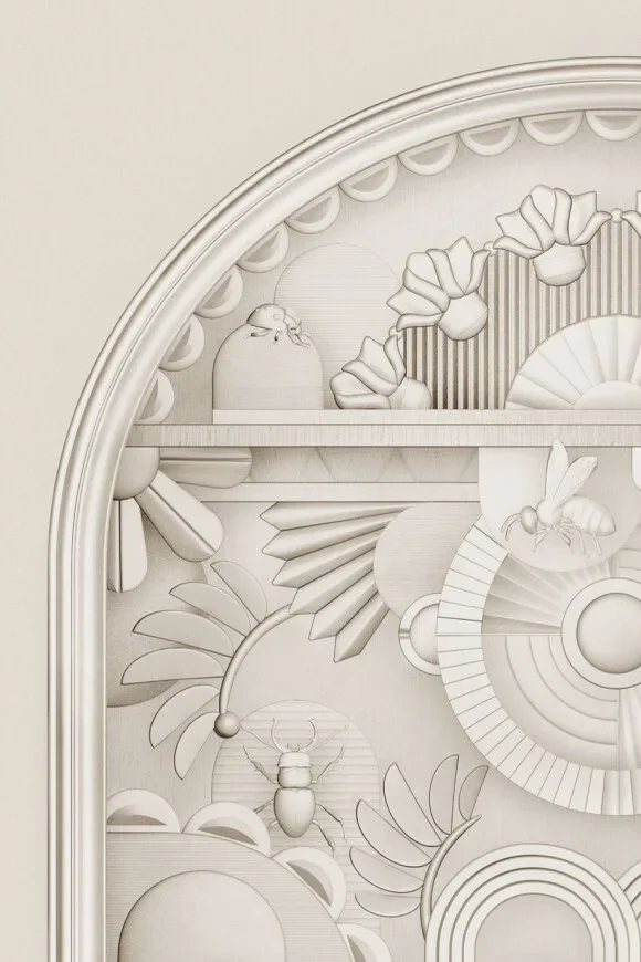 Greenhouse Gathering Arch Oyster White — Ảnh 2