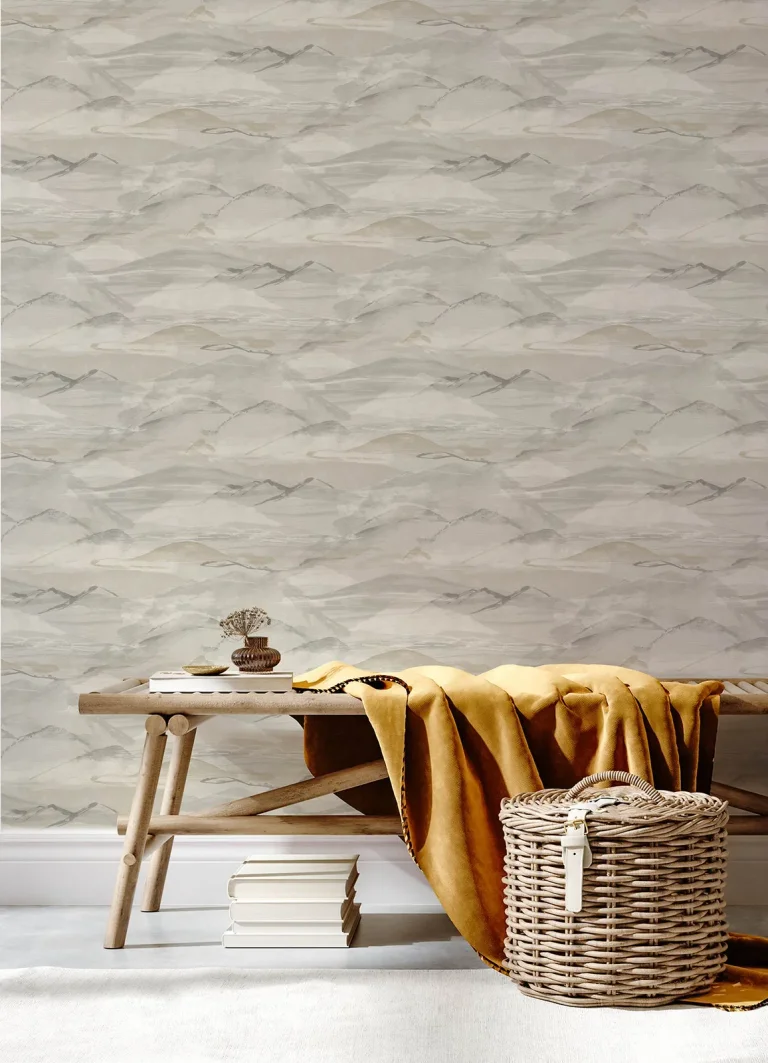 Chesapeake Bozeman Mountains Wallpaper - Grey — Ảnh 4