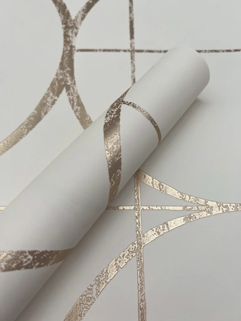 Sun Circles Wallpaper - Cream/Gold — Ảnh 2