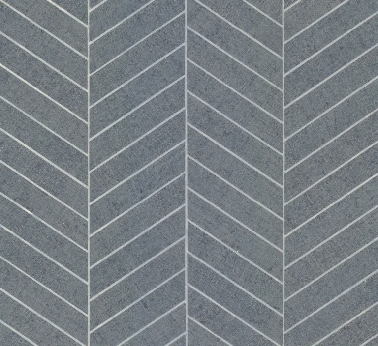 Ronald Redding Atelier Herringbone Wallpaper - Steel Blue — Ảnh 3