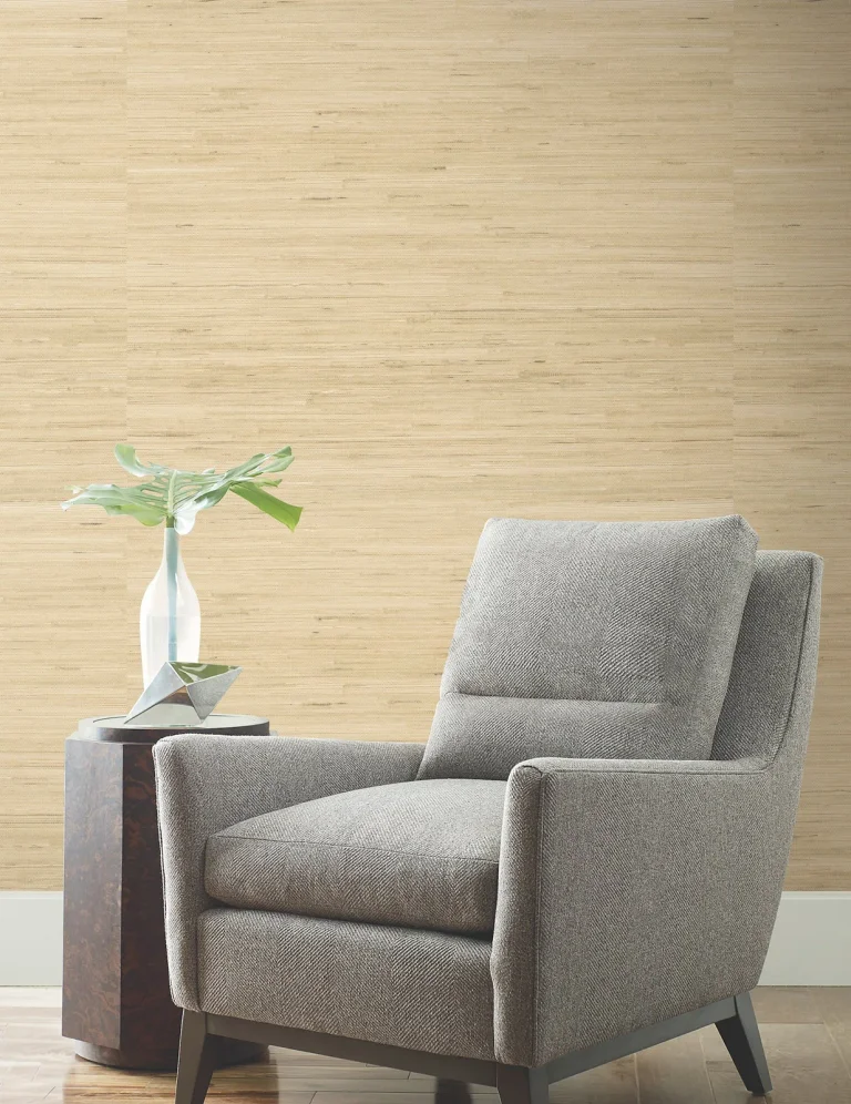 Ronald Redding Horizontal Jute Wallpaper - Oatmeal — Ảnh 5