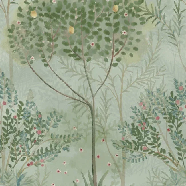 Orchard Wallpaper - Green — Ảnh 5