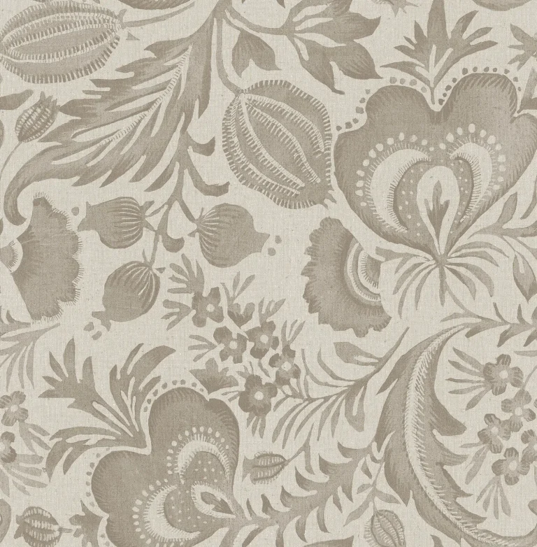 Culver Jacobean Wallpaper - Brown — Ảnh 2