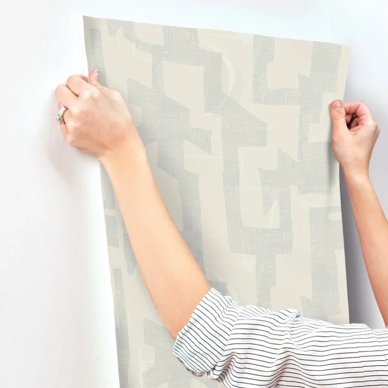 Modern Tribal Wallpaper - Neutral/Grey — Ảnh 8