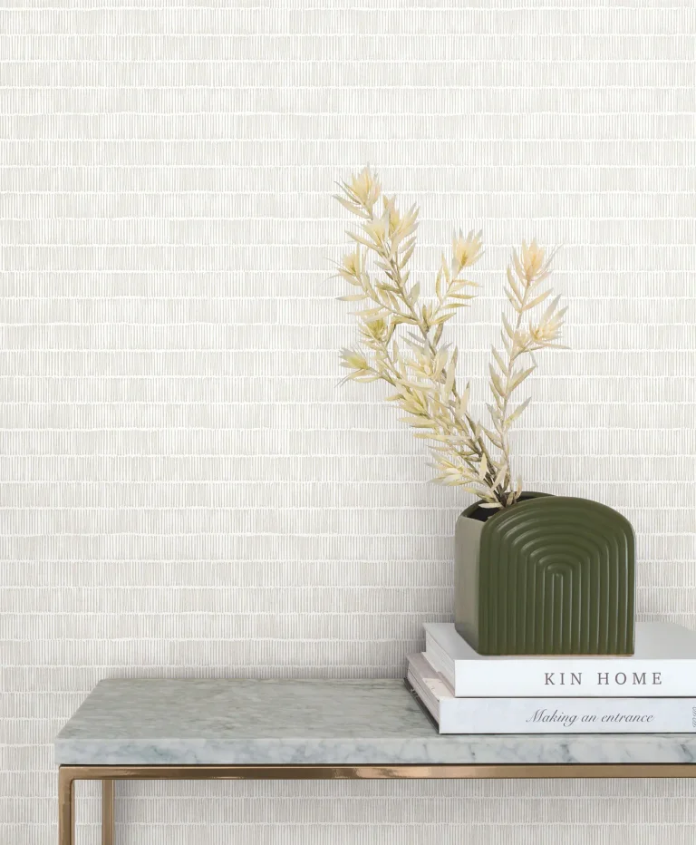 Horizontal Hash Marks Wallpaper - Neutral — Ảnh 4