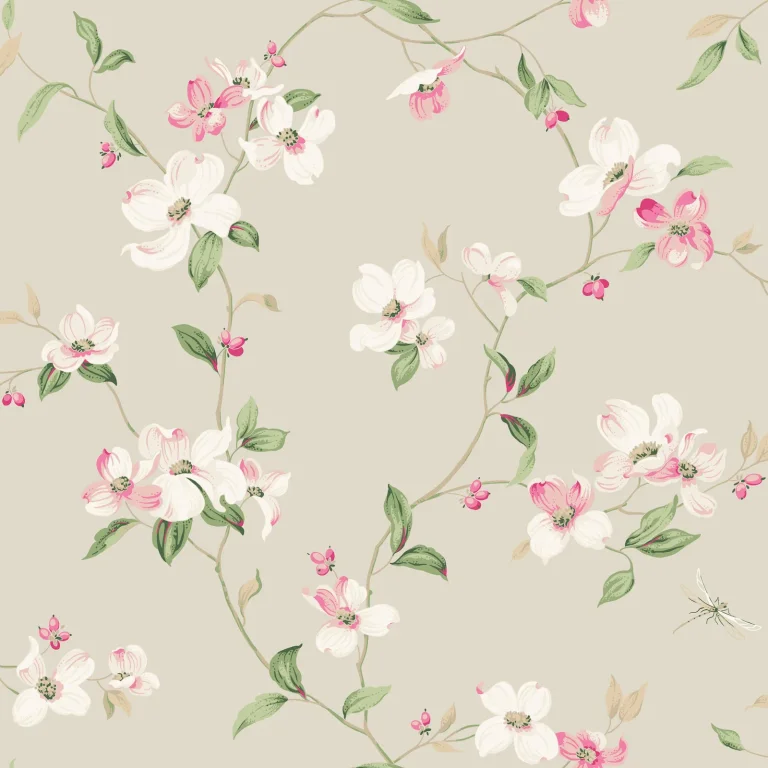 Dogwood Wallpaper - Taupe — Ảnh 3