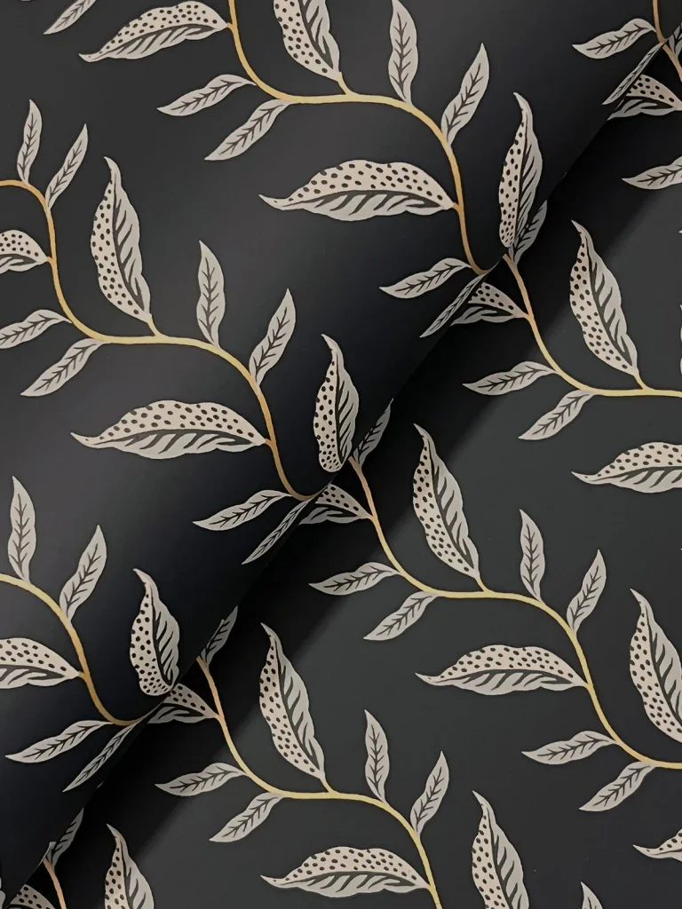 Rifle Paper Co. Seagrass Wallpaper - Black — Ảnh 2