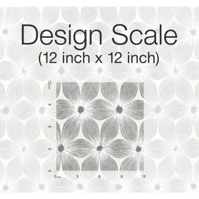 Candice Olson Everlasting Wallpaper - White/Silver
