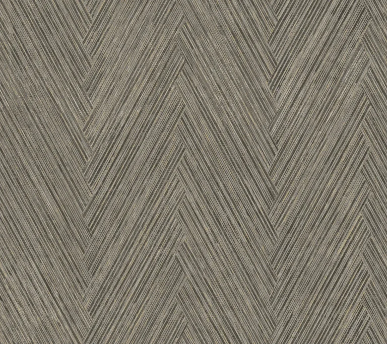 Thatched Chevron Wallpaper - Charcoal — Ảnh 2