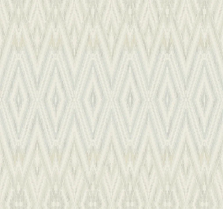 Candice Olson Diamond Marquise Wallpaper - Blue/Neutral — Ảnh 3