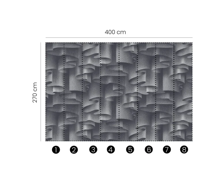 Fashion For Walls Digital Wallpaper Wall Mural - 2538M12 — Ảnh 3