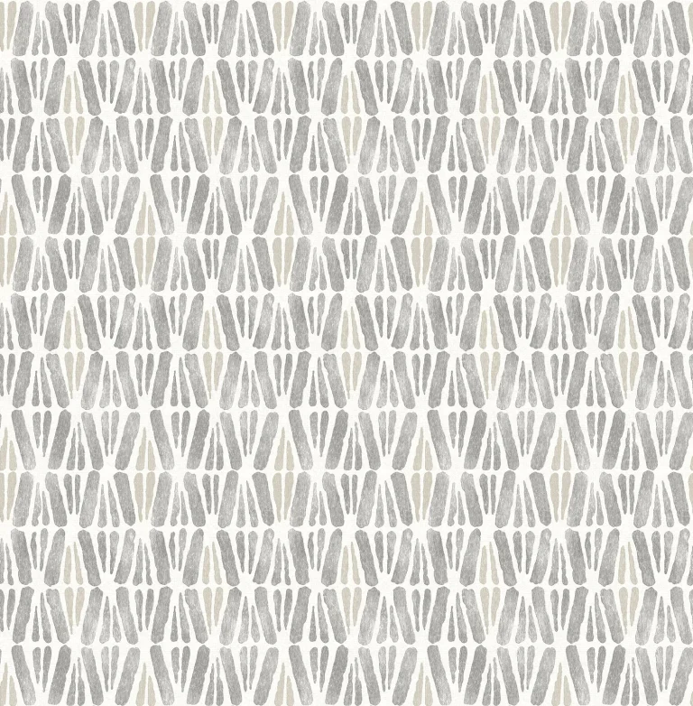 Chesapeake Nabi Geometric Wallpaper - Charcoal — Ảnh 4