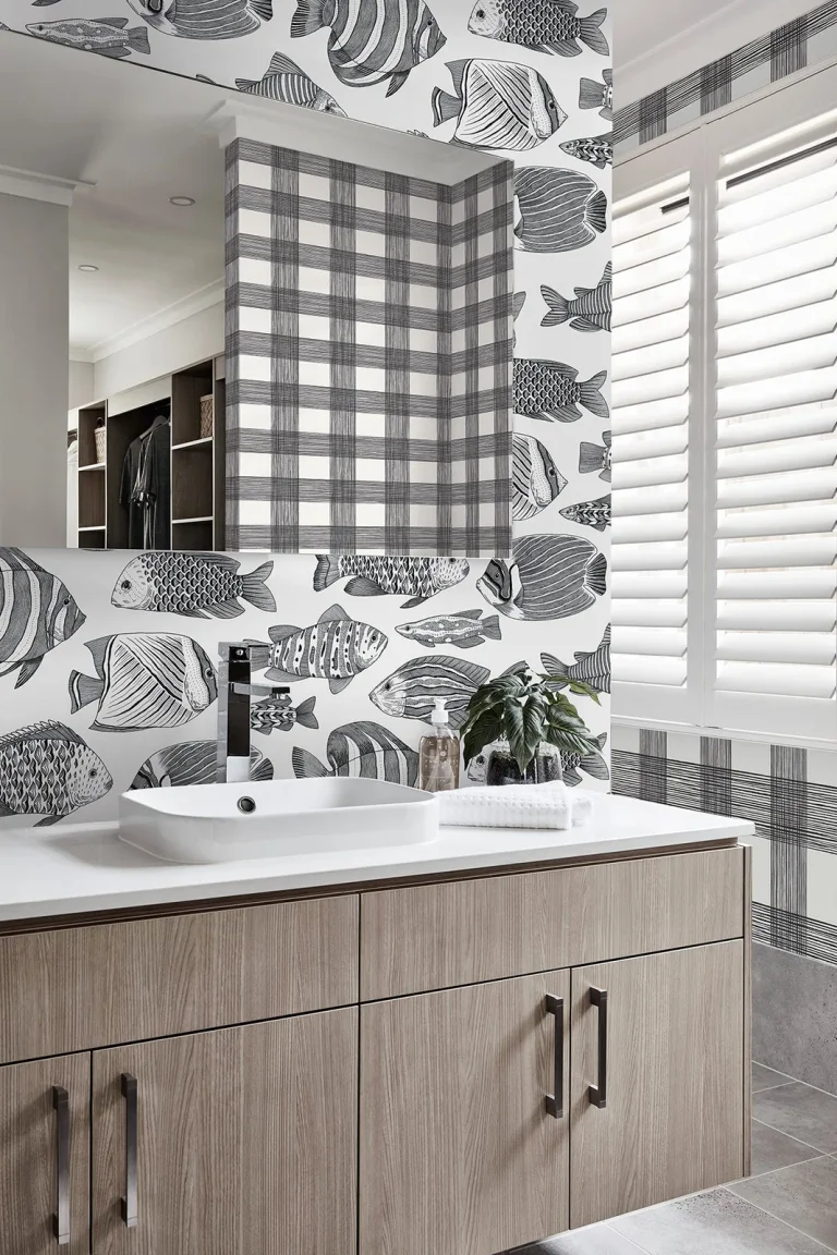 Wailea Tropical School Wallpaper - Black — Ảnh 4