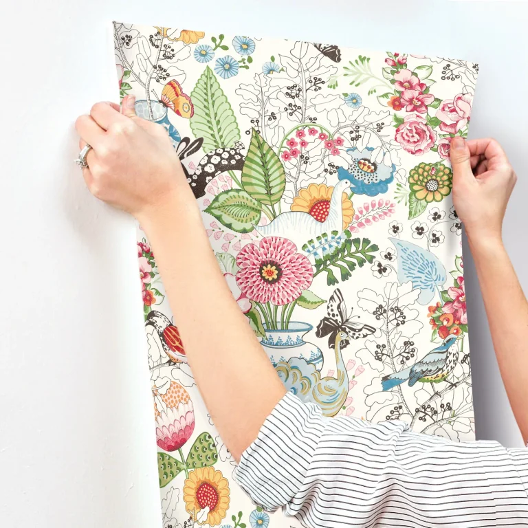 Whimsy Fauna Wallpaper - Multicolor — Ảnh 3