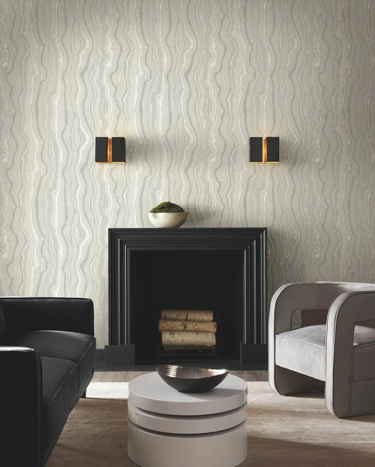 Candice Olson Mineral Shimmer Wallpaper - Gray & Pearl — Ảnh 4
