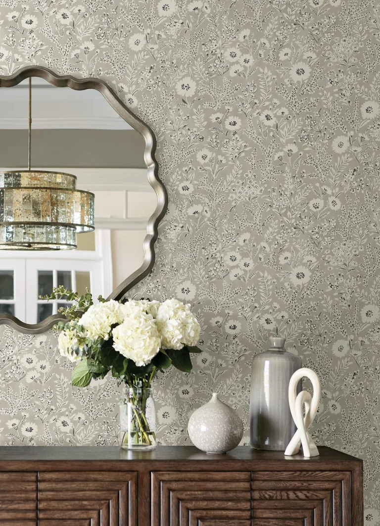 Chesapeake Agathon Floral Wallpaper - Taupe — Ảnh 4