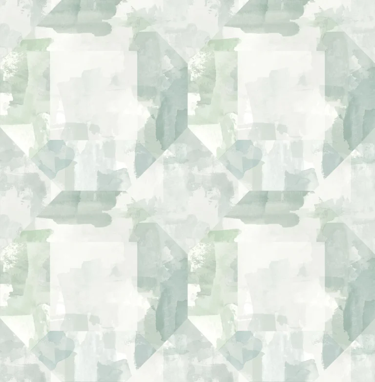 Perrin Gem Geometric Wallpaper - Sea Green — Ảnh 3
