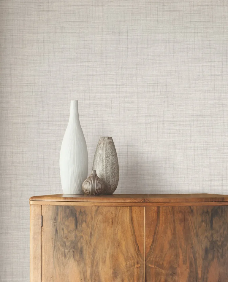 Open Air Crosshatch Wallpaper - Light Grey — Ảnh 3