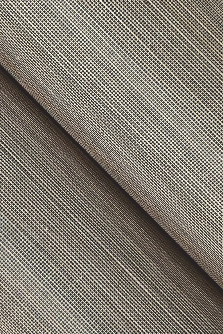 Ronald Redding Modern Abaca Wallpaper - Natural On Indigo — Ảnh 4