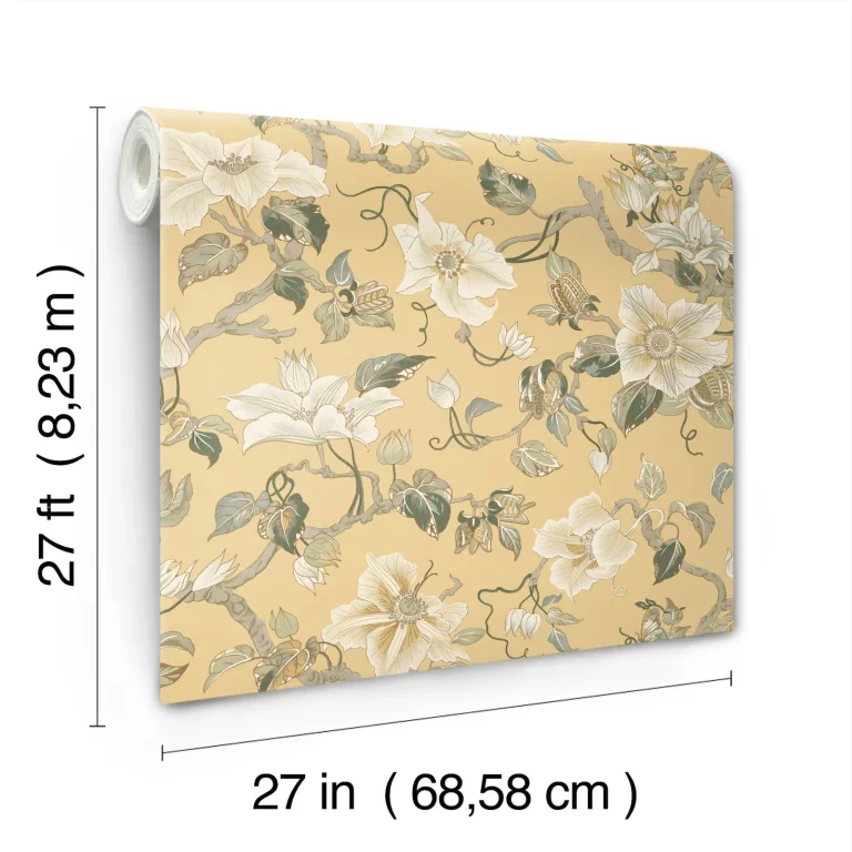 Ronald Redding Marguerite Vine Wallpaper - Yellow — Ảnh 2