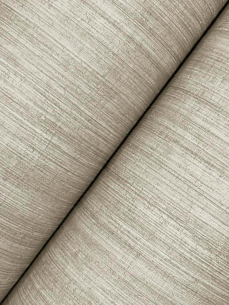 Silk Essence Faux Fabric Wallpaper - Khaki — Ảnh 5