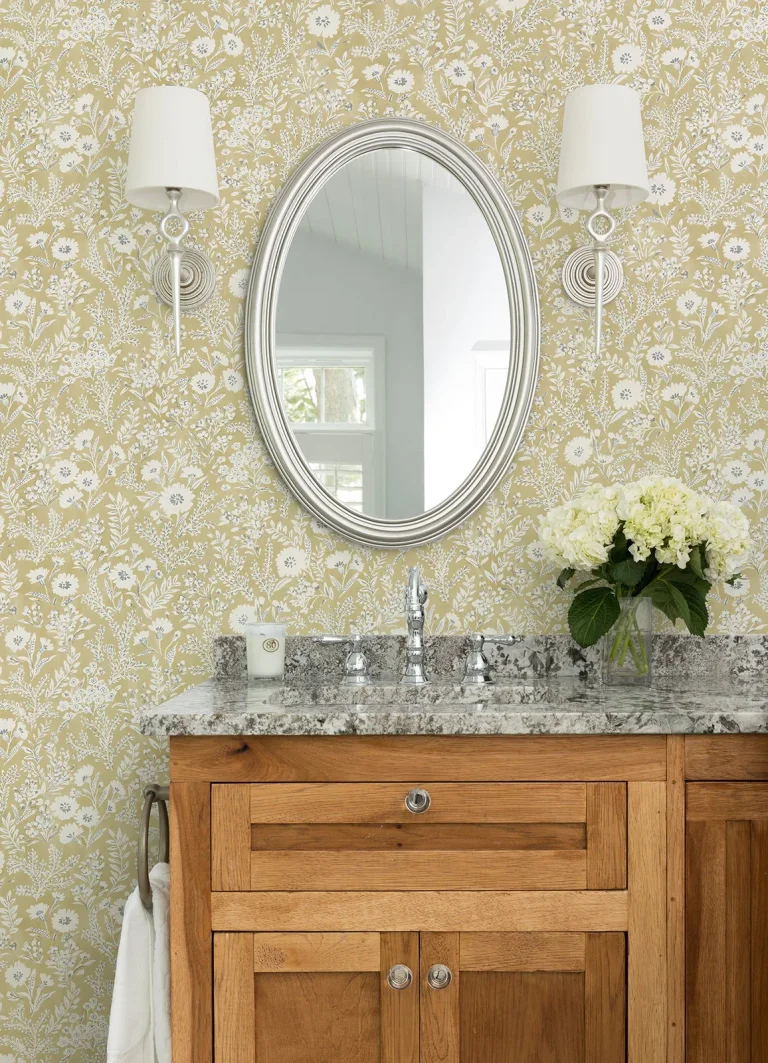 Chesapeake Agathon Floral Wallpaper - Wheat — Ảnh 2