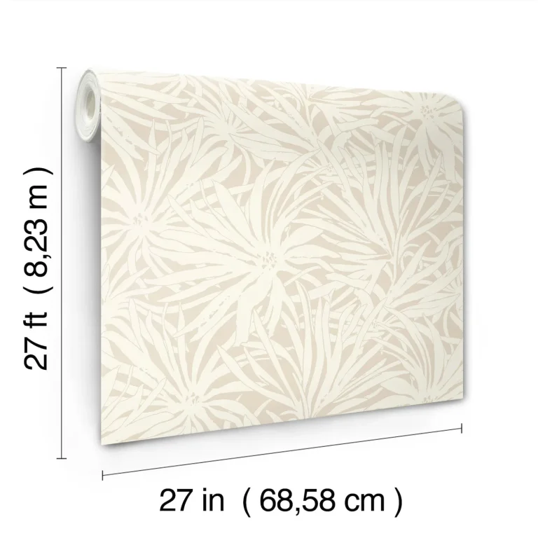 Floral Canopy Wallpaper - Linen — Ảnh 3
