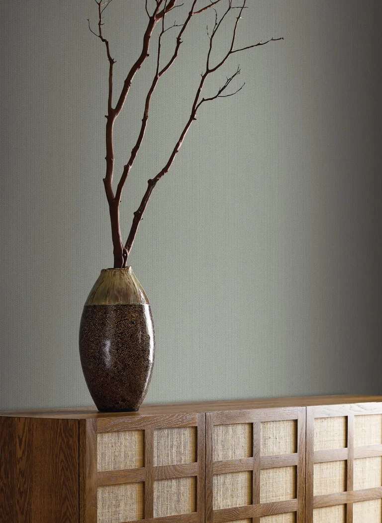 Dutch Braid Wallpaper - Sage — Image 3