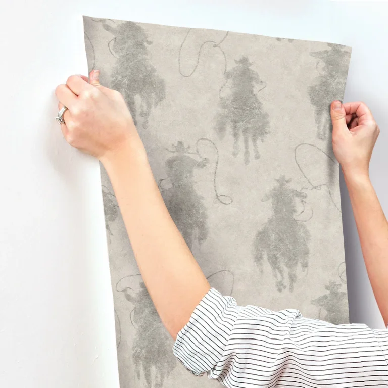 Chesapeake Stockman Silhouette Wallpaper - Grey — Ảnh 7