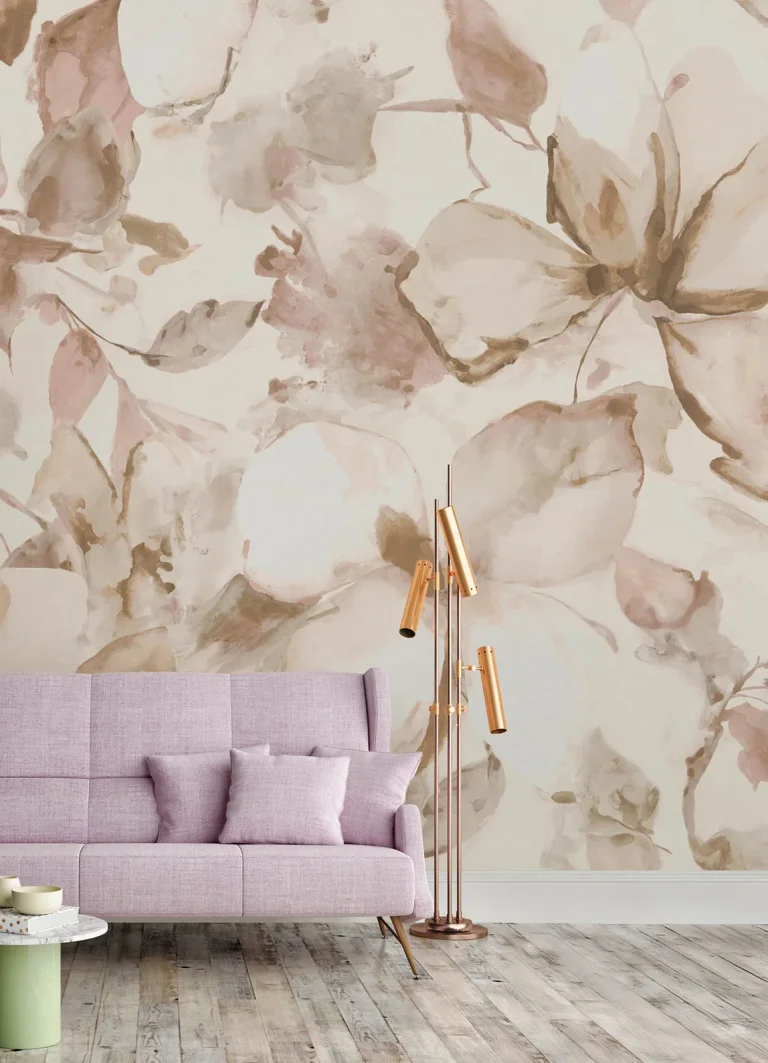 Florian Wall Mural - Cream — Ảnh 3