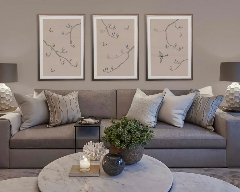 Agate Artwork - Magnolia Canopy - Small / Triptych — Ảnh 7