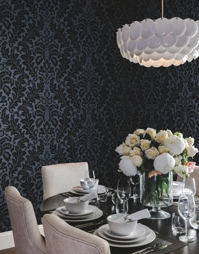 Candice Olson Modern Romance Wallpaper - Navy — Ảnh 2