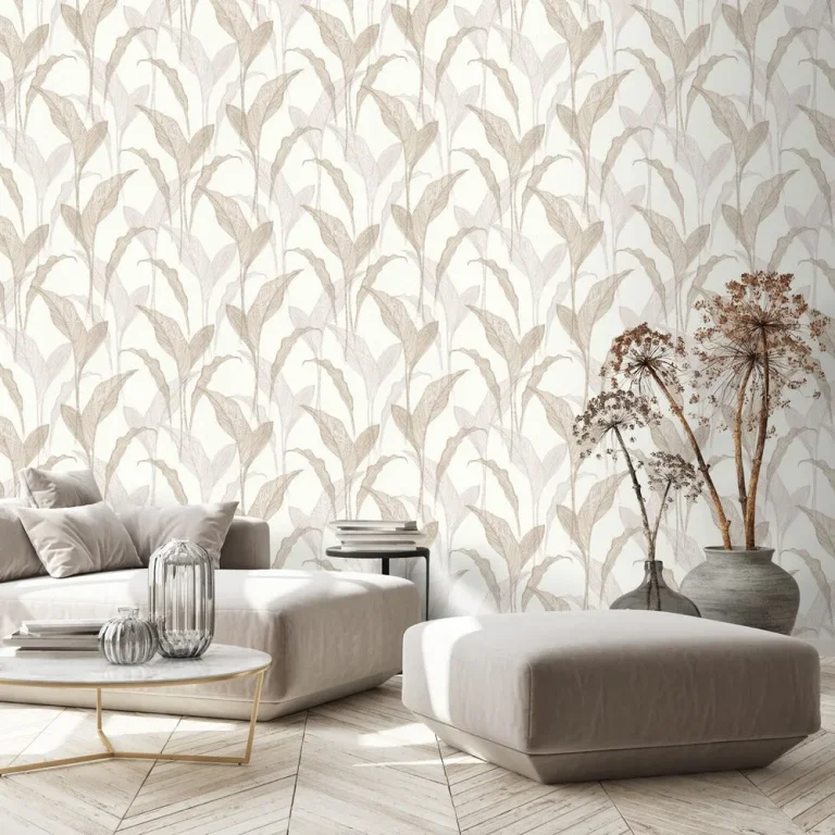 Elle Decoration 2 - 10207-02 Plant - White & Gold — Ảnh 2